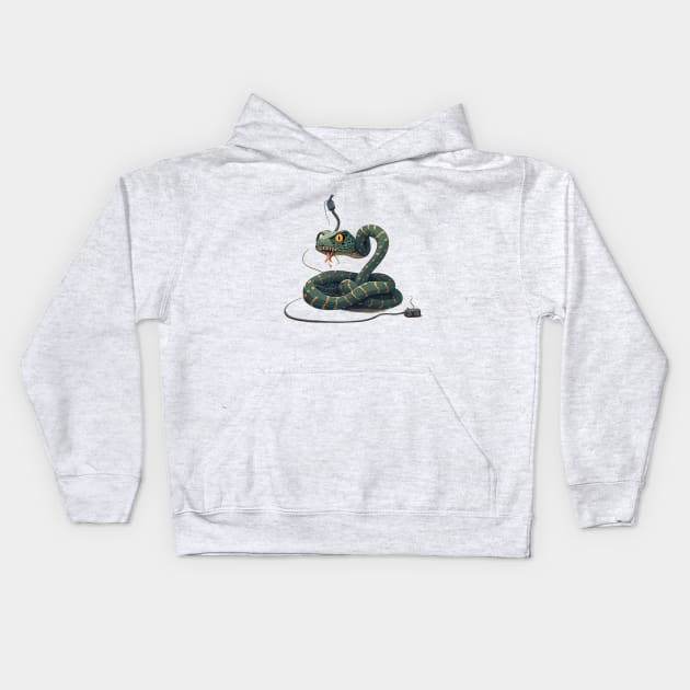 Pete the Python Kids Hoodie by apsi